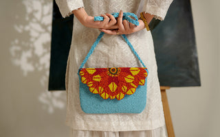 Artisanal Embroidered Bridal Bags and Clutches from Pakistan