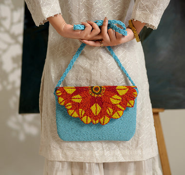 Artisanal Embroidered Bridal Bags and Clutches from Pakistan