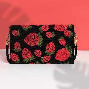 Berry Chic handembroidered Bag