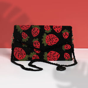 Berry Chic handembroidered Bag