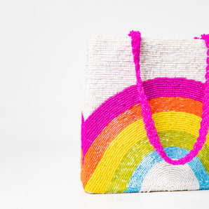 Rainbow Bag / handembriodered