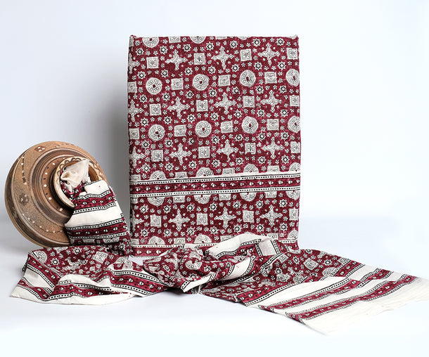 unstitched traditional ladies lawn suit online