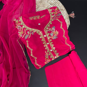 Crimson Stitched 3pc