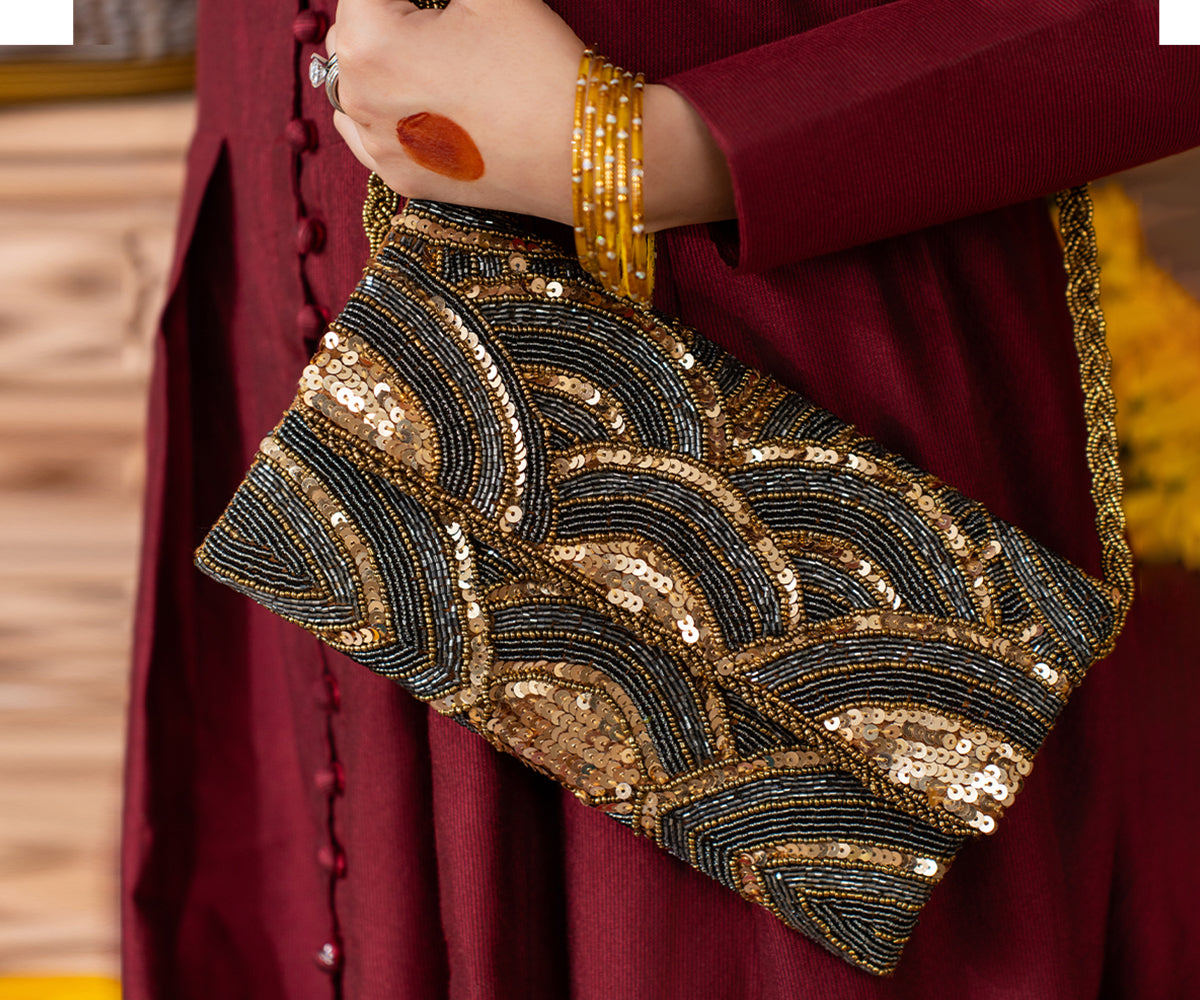 Handmade bridal clutches online in Pakistan