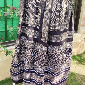 Ajrak handembriored stole
