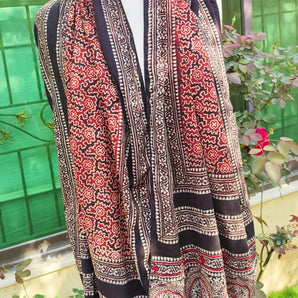 Gul Ajrak stole / hand embroidered