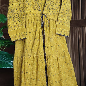 Hand Block Printed Gown