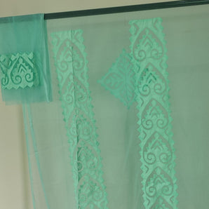 Ferozi applique shirt