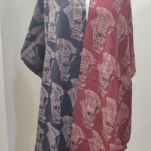 Ajrak qameez