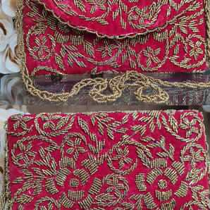 Zara red / handembriodered/ formal