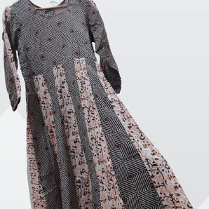 ajrak Frock