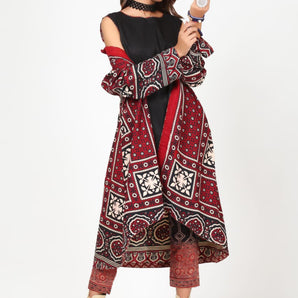 Ajrak Style Shirt